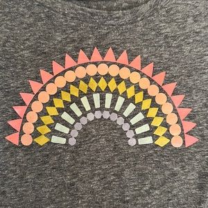 EUC 3T Cat & Jack s/s T-shirt …fun geometric rainbow design
